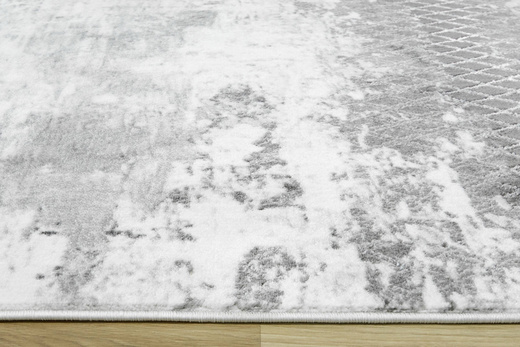 Dywan Felix 9319A l.grey/white Srebrzysty Szary Krem Romby Przecierany Beton