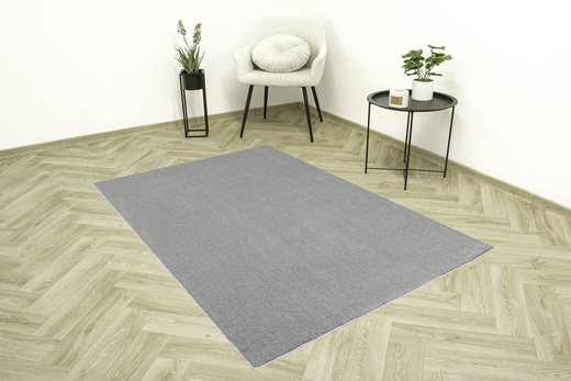 Dywan Hanoi 274 vilt Jasny Szary Filc Drugi Gatunek