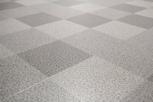 Wykładzina PCV Actual Plus Ice Diamond 0093 Szary Srebrny Romby szerokość 3 m