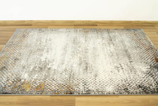 Dywan Merry 243 Multi Grey Srebrny Złoty Biały