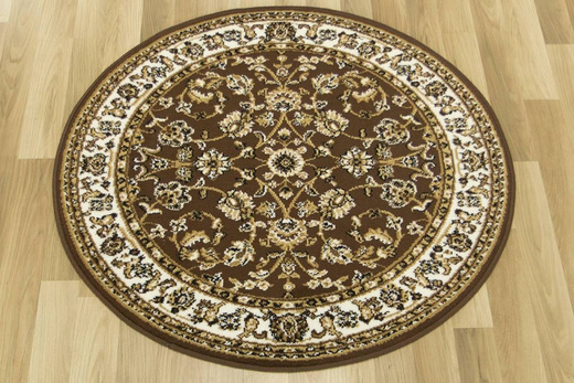 Okrągły Dywan Aladin 510101/50911 brown
