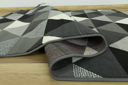 Dywan Luna 503430/56911 grey trójkąty