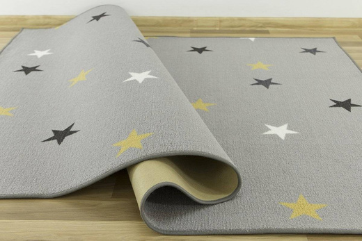 Dywan Stars 19 szare gwiazdki