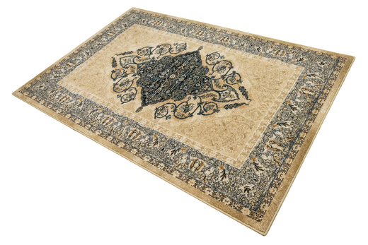 Wełniany Dywan Isfahan Brenda Jasny Beż Ornament