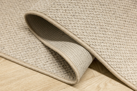 Wełniany Dywan Pętelkowy Clanton 274 ab Krem Gruby Splot