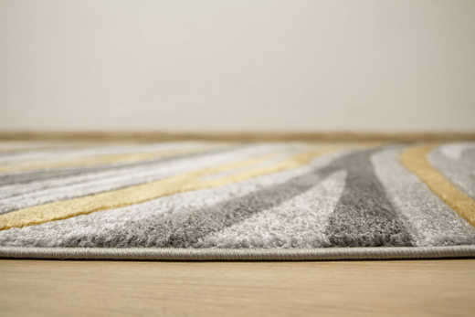 Dywan Amelia C012B grey/d.yellow Szary Żółty Fale