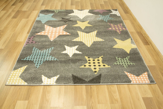 Dywan Lima C264A l.grey/d.grey Gwiazdki
