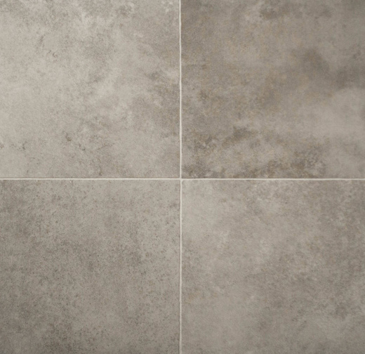 Wykładzina PCV Atlantic Zala 997M Szare Kwadratowe Płytki szerokość 3 m