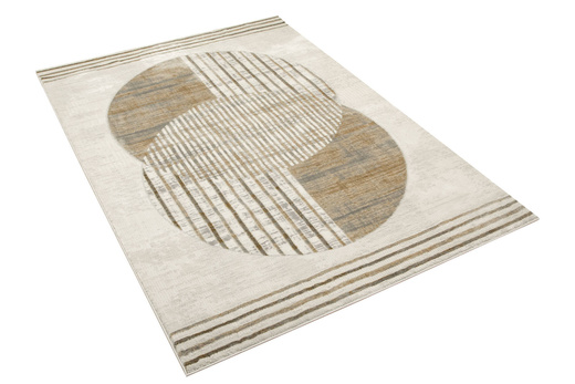 Dywan Verano H538A cream/l.beige Beż Krem Szary Okręgi