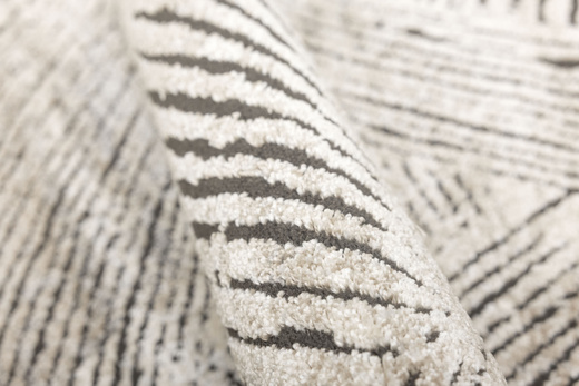 Dywan Owalny Matara P171A sp.antra/l.beO Beż Szary Kaszmir Linie