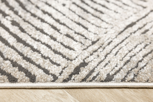 Dywan Owalny Matara P171A sp.antra/l.beO Beż Szary Kaszmir Linie