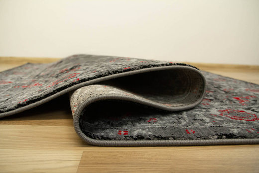 Dywan Victoria 7094A grey/d.grey Szary czerwony Ornament