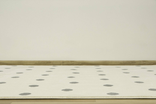 Dywan Karo 6064A grey/white 43 Krem Kropki Szare