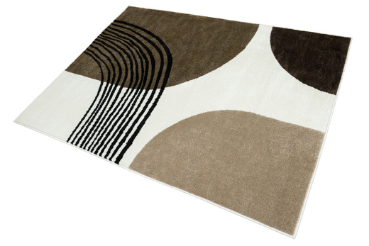Dywan Clara 02923A cream/brown Brąz Krem Abstrakcja