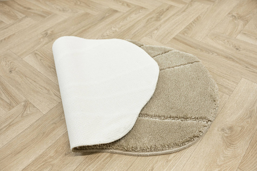 Dywanik Łazienkowy Antypoślizgowy Shell Light Beige Jasny Beż Muszelka