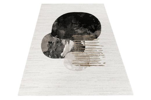 Dywan Kashmir KR107H Black/Vizon Czarny Złoty Abstrakcja