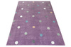 Dywan Dziecięcy C275A lila/rose Fiolet Kropki
