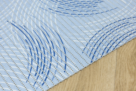 Mata Łazienkowa 88A Niebieski szerokość 65 cm