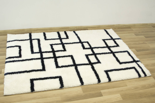 Dywan Boho 616 cream/navy blue Krem Granat Linie