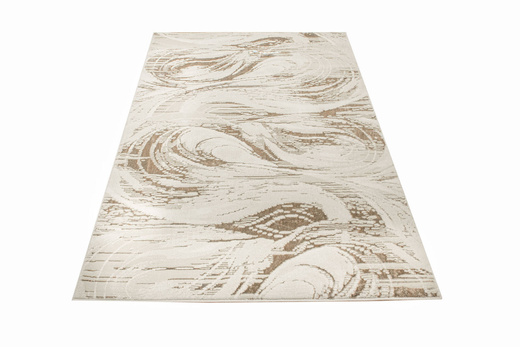 Lśniący Dywan Allora Plus F693A cream/beige Beż Krem Tynk
