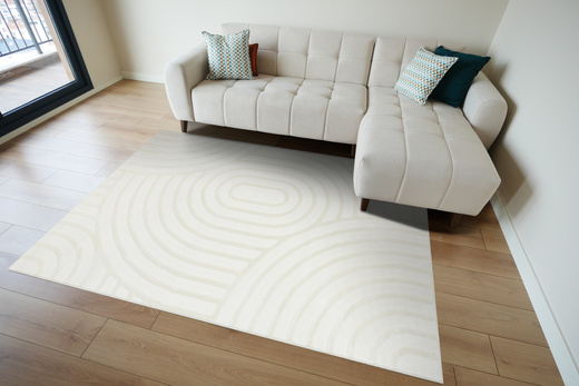 Dywan Misha E945A cream/cream Krem Geo