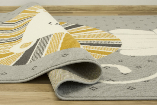 Dywan Kids 534212/89945 mous/mu Musztardowy Szary LEW