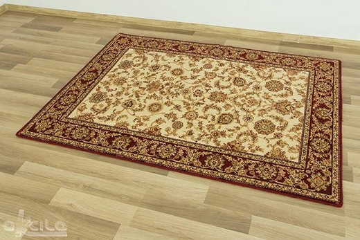 Wełniany Dywan Agnella Isfahan Anafi Bursztyn