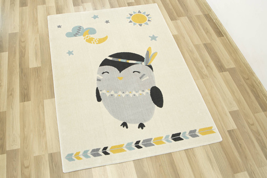 Dywan Dziecięcy Eldo 18401/62 Pingwinek Indianin Krem