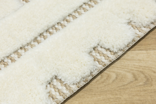Dywan Shaggy Lula Soft IM41A Krem Beż Ramka