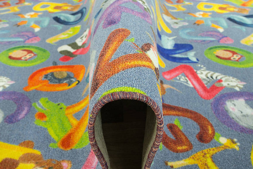 Dywan Alfabet 19 grey Zoo Literki