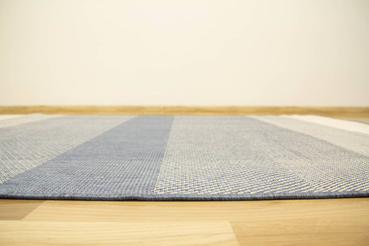 Dywan Dwustronny Sznurkowy Brussels 205248/10310 Ocean Niebieski Krem Pasy Outdoor