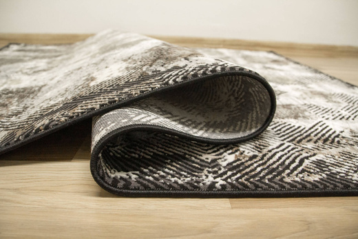 Dywan Studio E621A Szary Czarny Beż Tynk