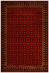 Dywan Ornamentowy Afgan 3099A red/black Czerwony Czarny