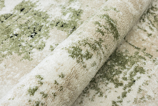 Dywan Bosa K437A cream/green Kremowy Zielony Abstrakcja