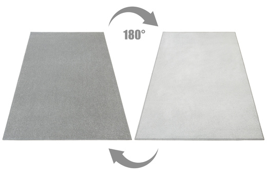 Wykładzina Galaxy 72 Srebrzysty Szary na filcu szerokość 4 m