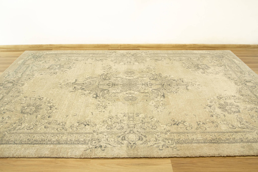 Wełniany Dywan Ornamentowy Agnus Sanio Krem