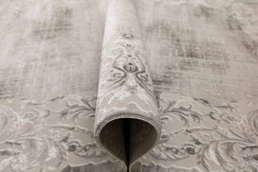 Dywan Nantes NT211A Vizon/Vizon Szarobeżowy Krem Ornament