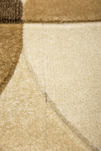 Dywan Amelia A472A cream/beige Beżowy Brązowy Półkola Marmur Drugi Gatunek