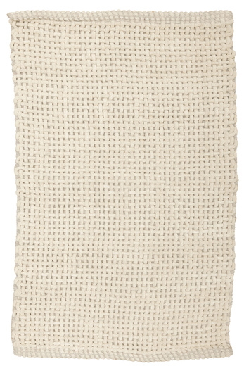 Bawełniany Dywanik Chodniczek Moko Beż Gruby Splot