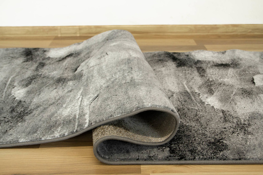 Chodnik Victoria B823A d.grey/l.grey Szary Czarny Przecierany szerokość 100 cm