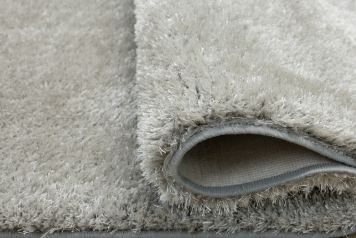 Wykładzina Luksusowa Shaggy Silky 72 Srebrzysty Szary szerokość 4 m