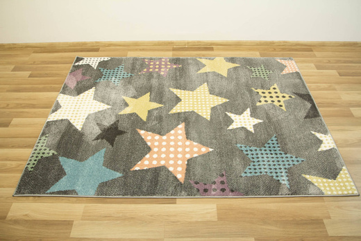 Dywan Lima C264A l.grey/d.grey Gwiazdki