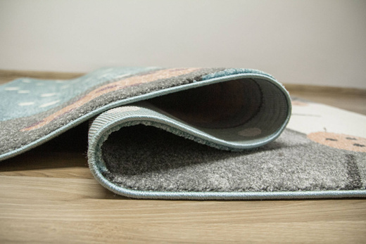 Dywan Dziecięcy Lima 1316C blue/l.grey Szary Niebieski Króliczek