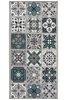 Antypoślizgowy Dywan Patchwork Turkus