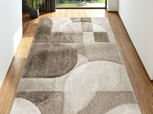 Chodnik Kandy N412A l.beige/white Beż Krem Brąz szerokość 100 cm