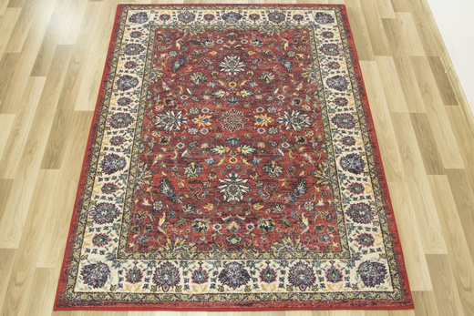 Dywan Hera Classic Red Pes HD Ornament Czerwony