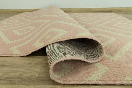 Dywan LUNA 503572/85822 romby różowe