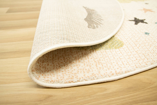 Okrągły Dywan Lima B070A cream/rose Jednorożec Krem