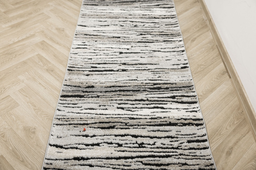 Chodnik Matara P179A sp.antra/l.grey Szay Paski szerokość 100 cm