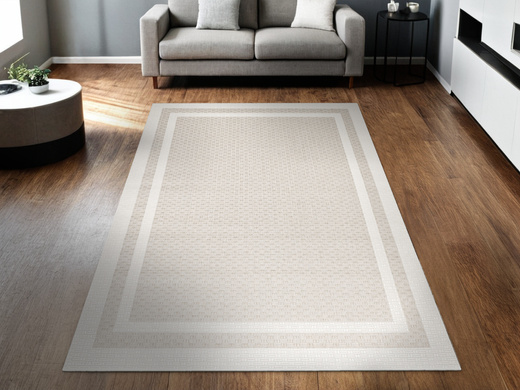 Dywan Sznurkowy Haga 04003A vizon/cream Krem Beż Ramka Outdoor